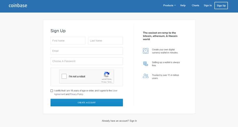 coinbase návod