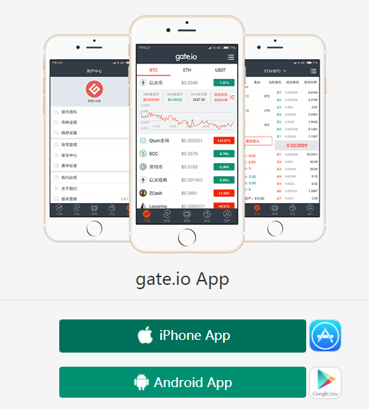 Aplikace Gate.io patří mezi nejlepší aplikace na nákup kryptoměn na trhu