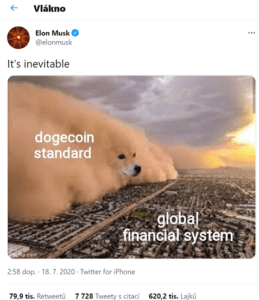 Elon Musk bitcoin tweet, Elon Musk dogecoin