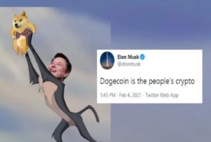 Elon Musk bitcoin tweet, Elon Musk dogecoin