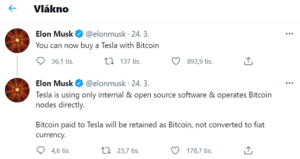 Bitcoin-Tweet von Elon Musk, Dogecoin von Elon Musk