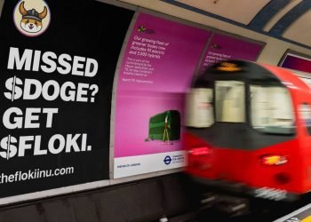 Nové reklamy Floki Inu v Londýně