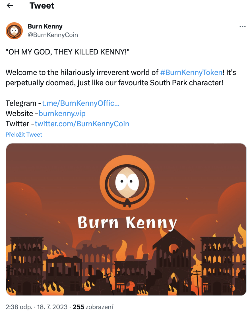 Burn Kenny_Twitter post