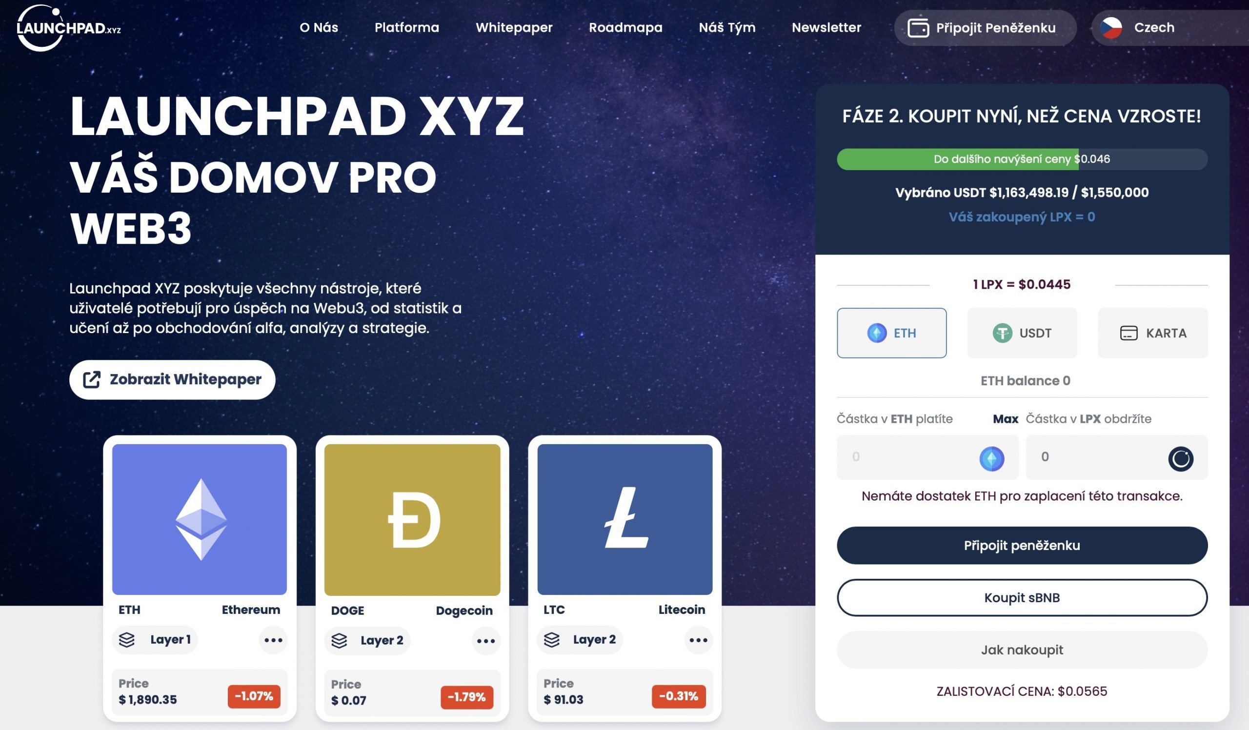 Launchpad XYZ_předprodej