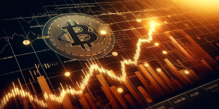 Bitcoin a cenovy graf2 od DALL