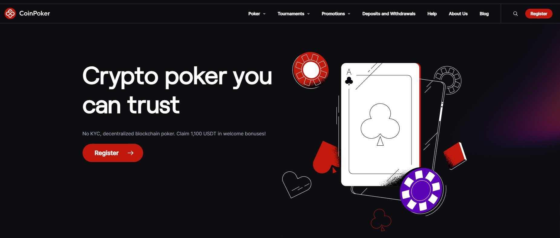 CoinPoker je největší a nejlepší krypto pokerová platforma. 