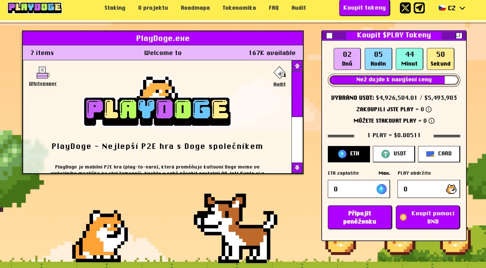 Kryptoměna PlayDoge je zajímavou alternativou k dogecoinu