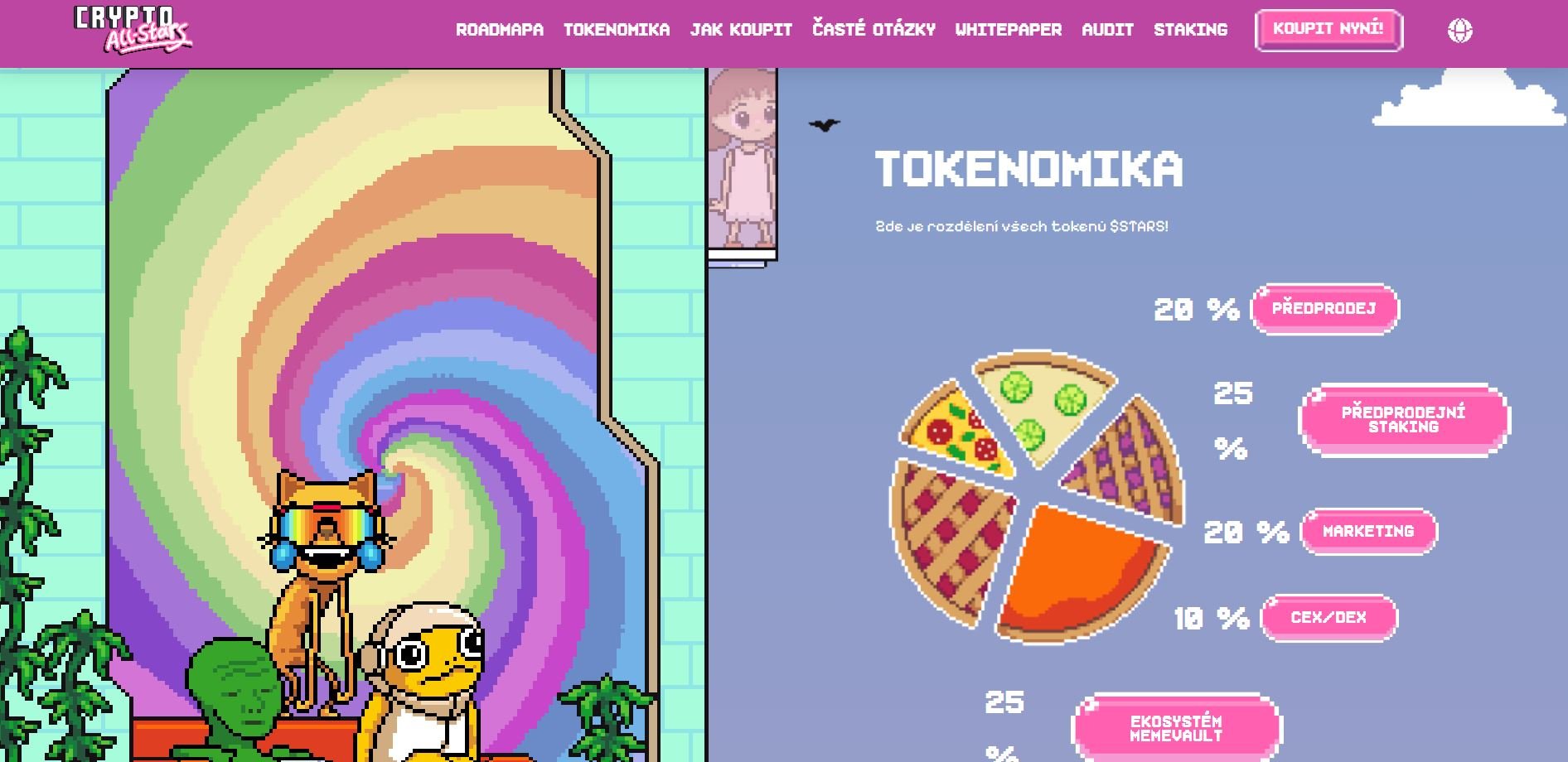 Tokenomika projektu Crypto All Stars