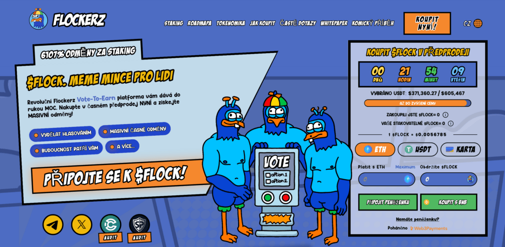 Flockerz patří mezi nejslibnější kryptoměny díky vysokým výnosům