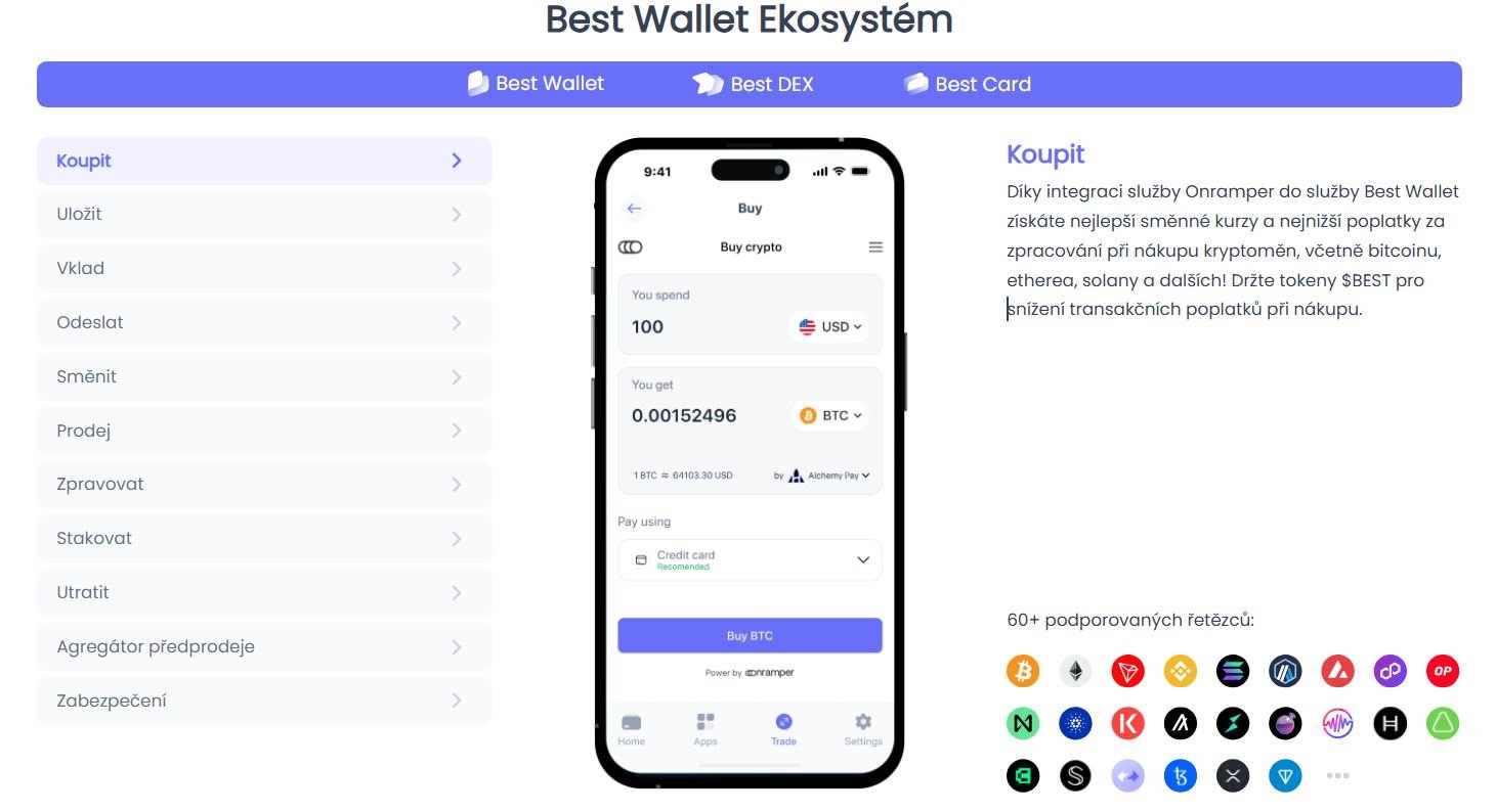 Předprodej kryptoměn Best Wallet se stal obrovským úspěchem už na samotném začátku. Může za to především nespočet inovativních funkcí a výhod, které svým uživatelům tento ekosystém nabízí