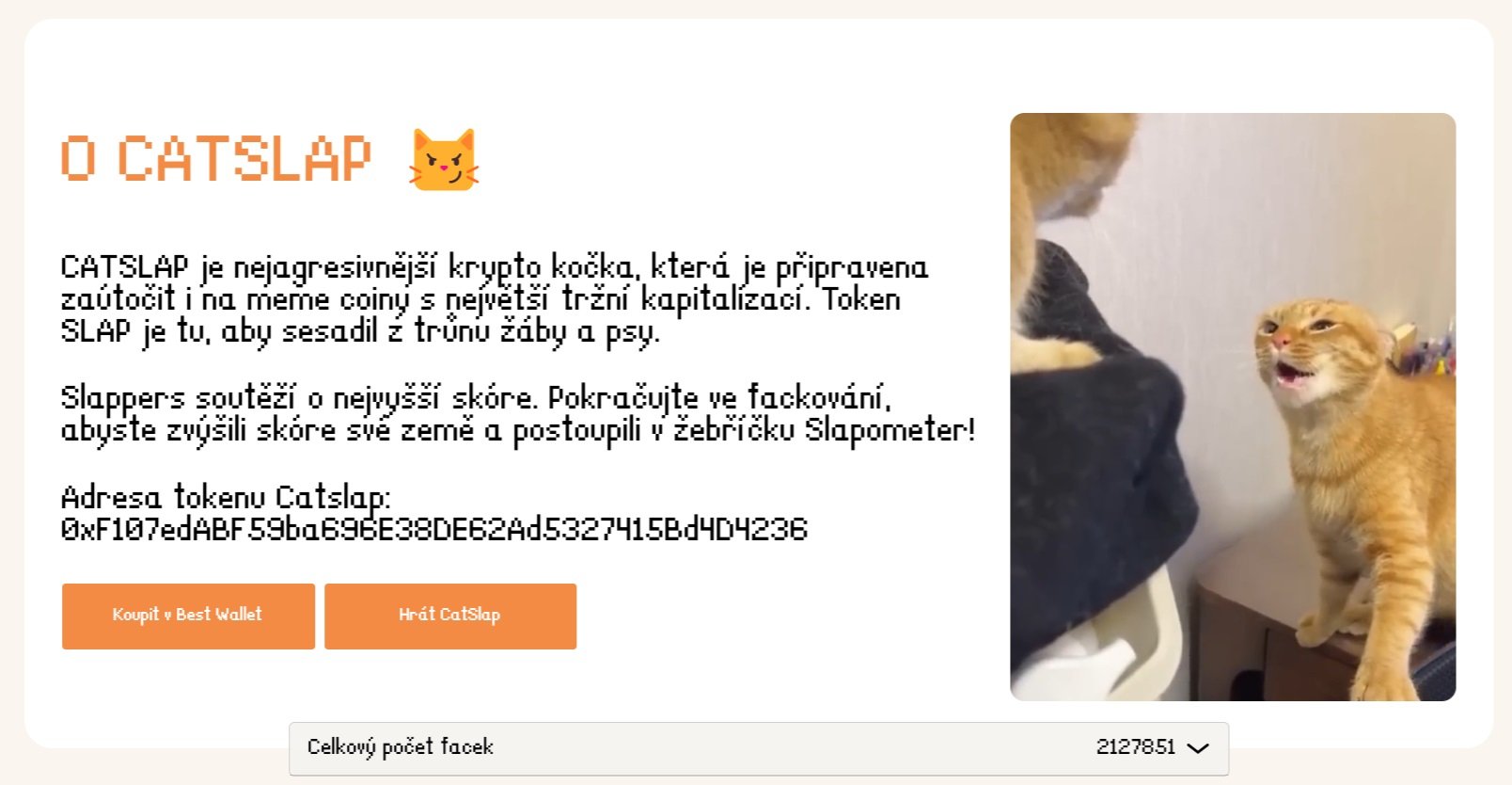 CatSlap nabízí investorům, kteří rádi podstupují vyšší míru rizika, zajímavou alternativu ke kryptoměně ethereum