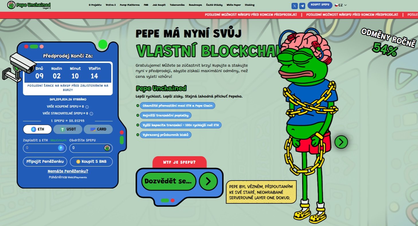 Pepe Unchained může být velmi zajímavou alternativou ke kryptoměně litecoin