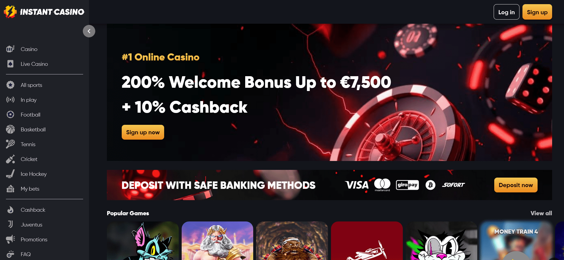 instant casino - nejlepší live casino online pro rok 2025