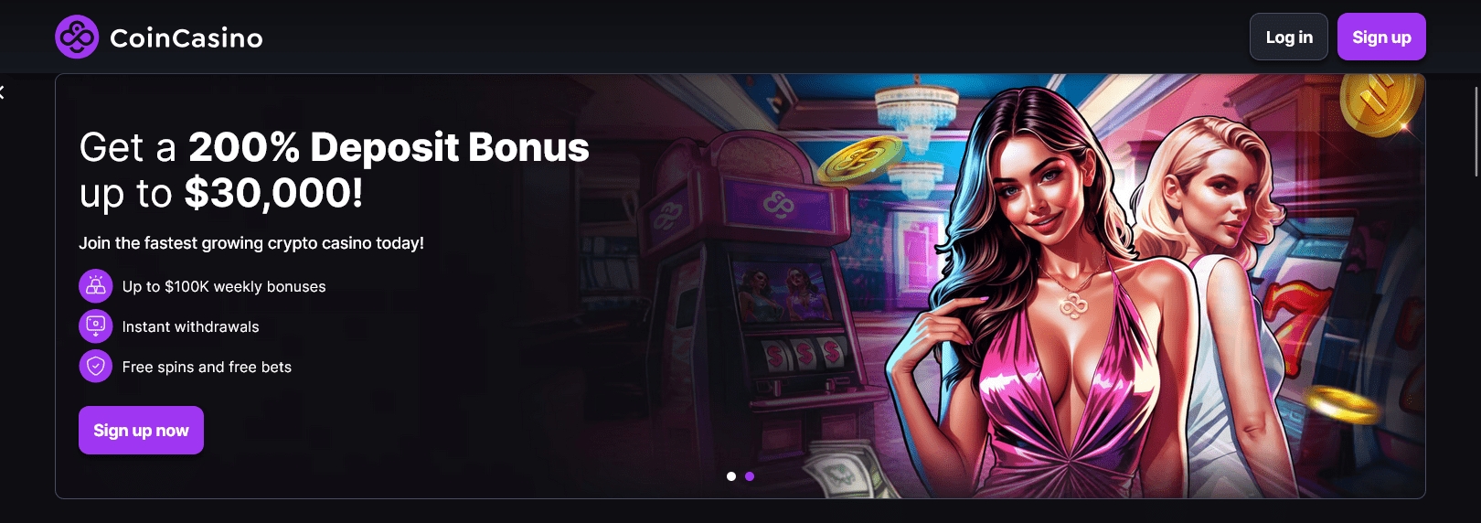 coincasino a jeho uvítací bonus pro nové hráče