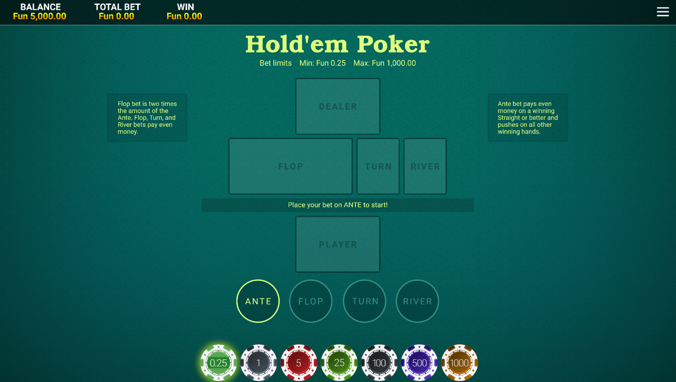 texas holdem poker