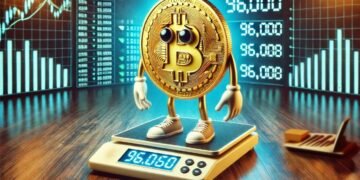 bitcoin se pohybuje okolo 96 000 USD