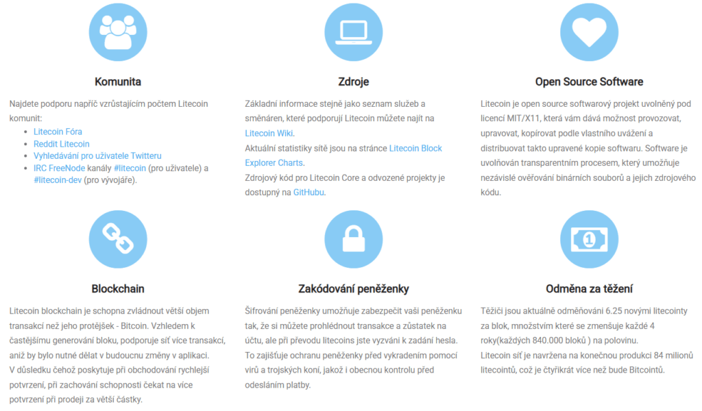 Litecoin basic features