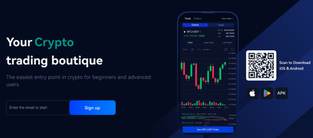 Margex landing page