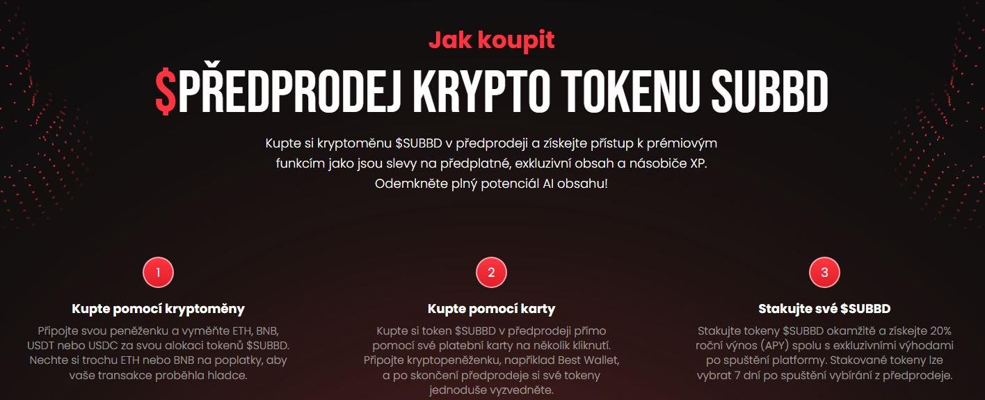 SUBBD jak koupit