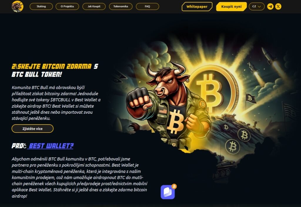 Získejte Bitcoin zdarma S BTC Bull Token!