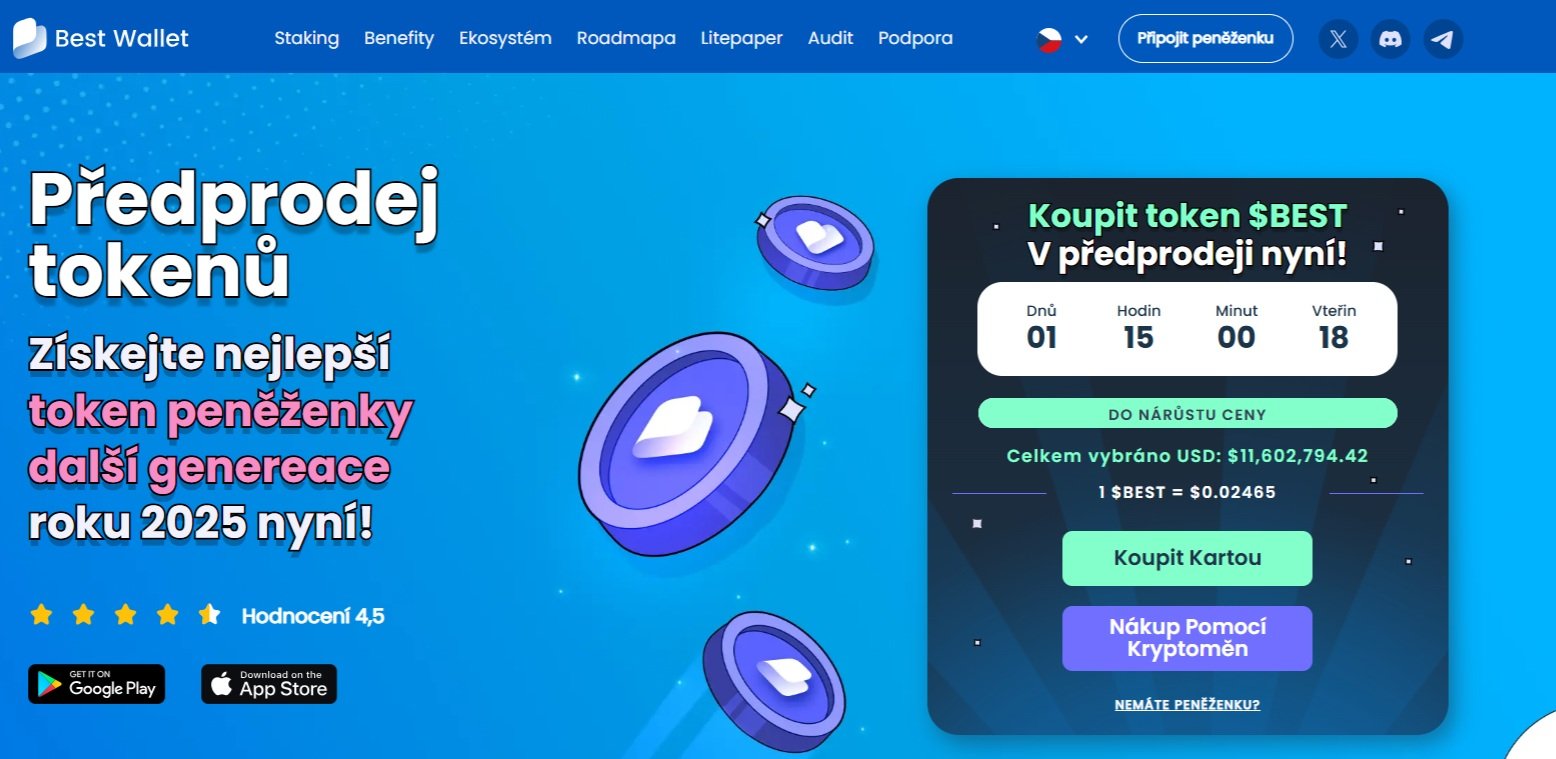 Předprodej Best Wallet nabízí investorům zajímavou možnost, jak získat nespočet benefitů