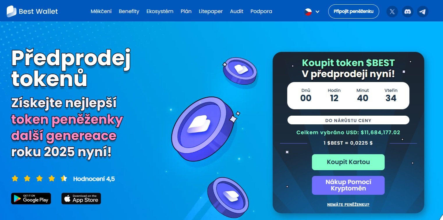 Předprodej Best Wallet přináší investorům řadu výhod