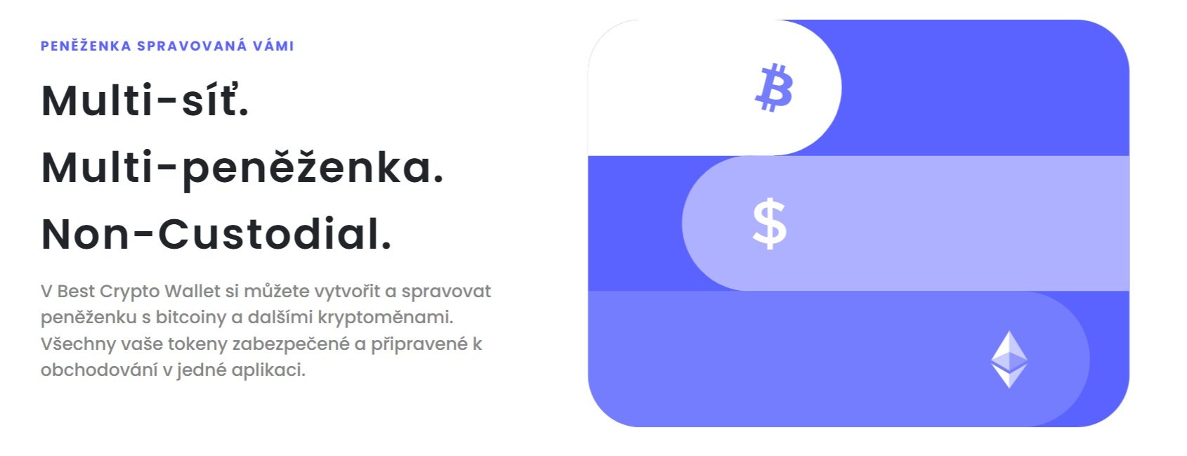 Díky Best Wallet můžete spravovat všechny své tokeny v libovolné peněžence v její aplikaci, a to i včetně bitcoinu.