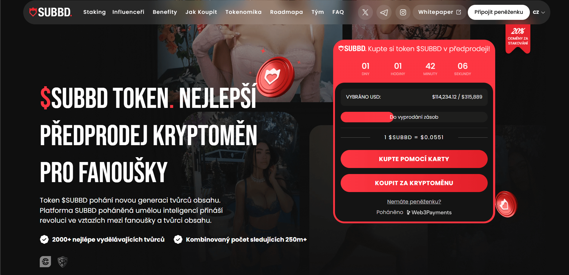 Nový token subbd je způsob, jak získat kryptoměnu zdarma