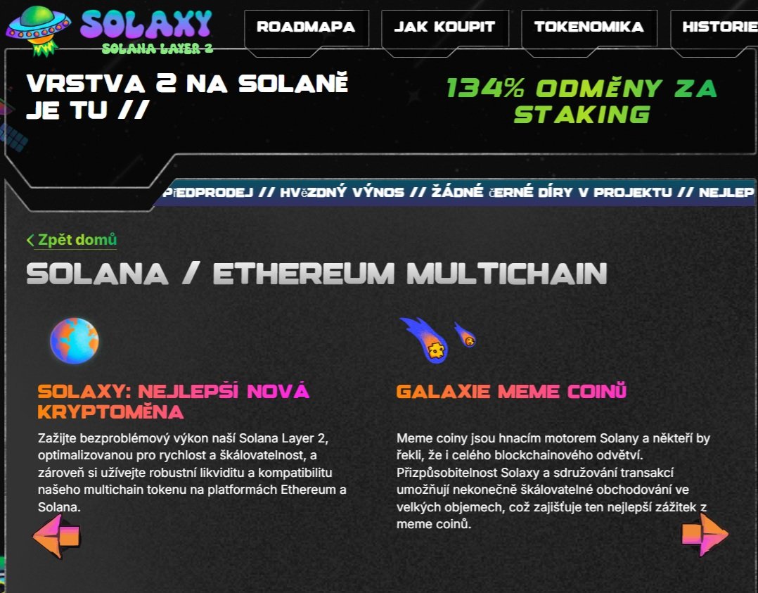 Předprodej Solaxy má pro investory připravenu řadu výhod 