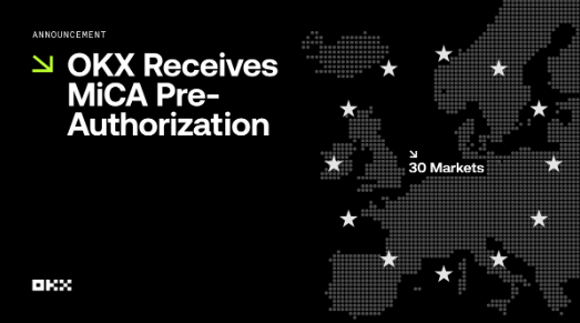 OKX recenze, v únoru 2025 OKX získává licenci MiCA