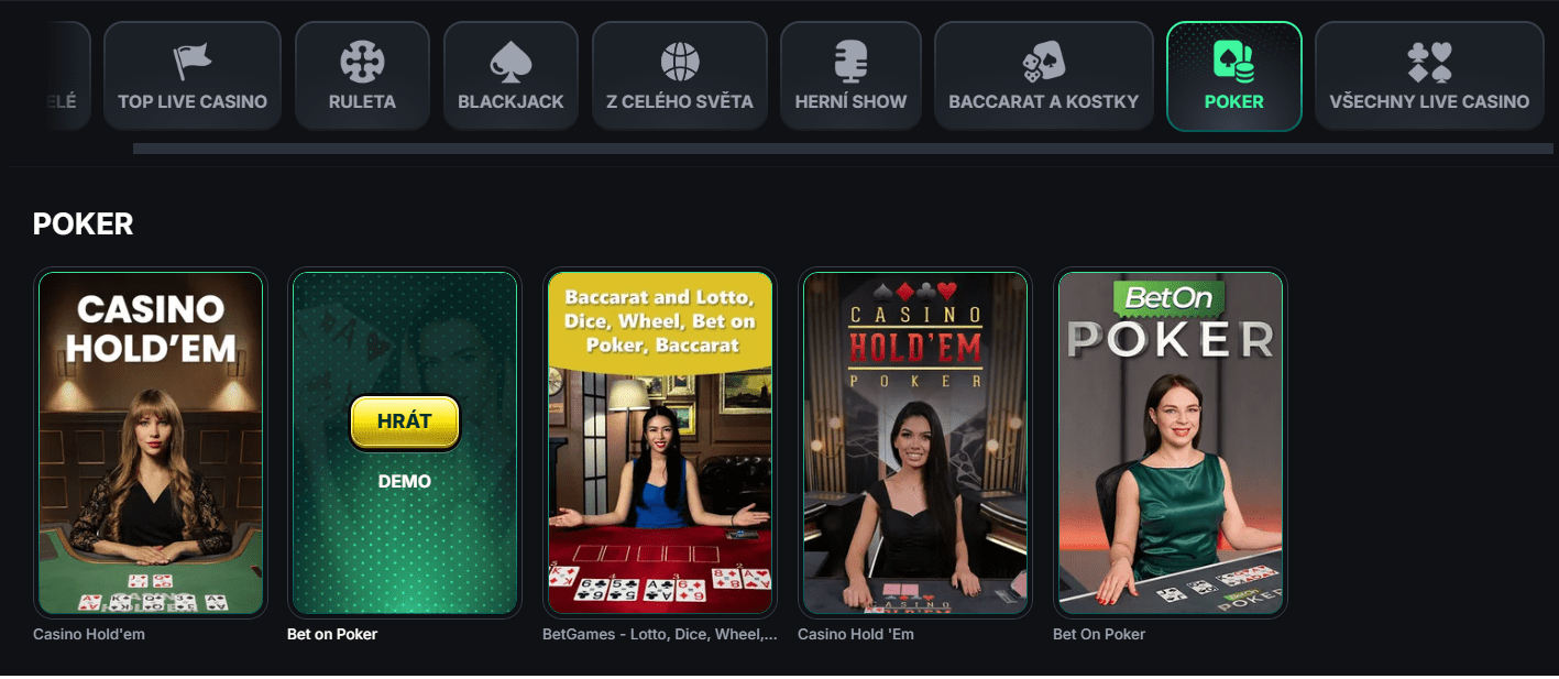 Online poker na KinBet