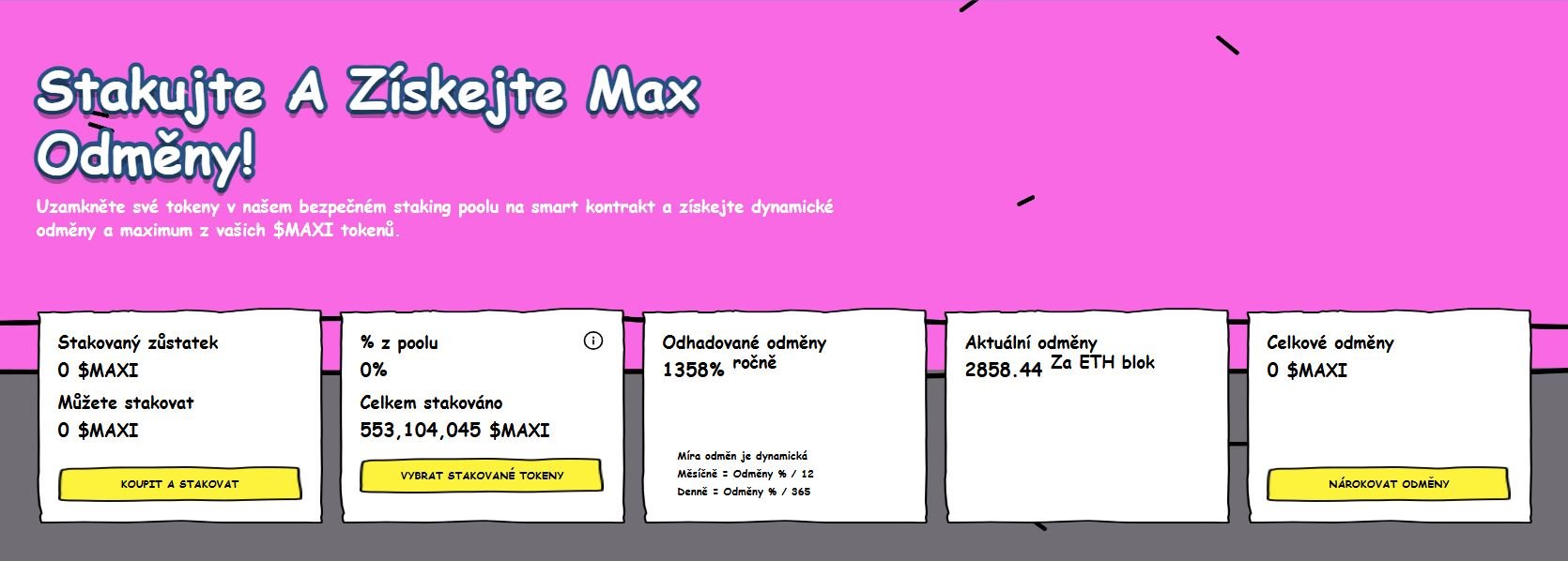 Do jaké kryptoměny investovat? Jaké kryptoměny koupit? Investujte do Maxi Doge a získávejte atraktivní APY