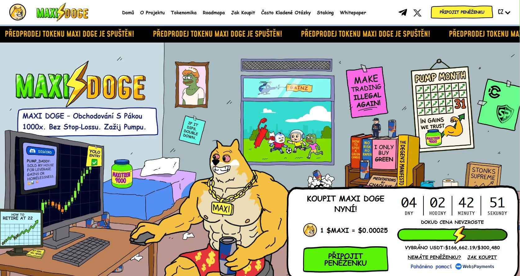 Maxi Doge může být odpovědí na otázku do jaké kryptoměny investovat