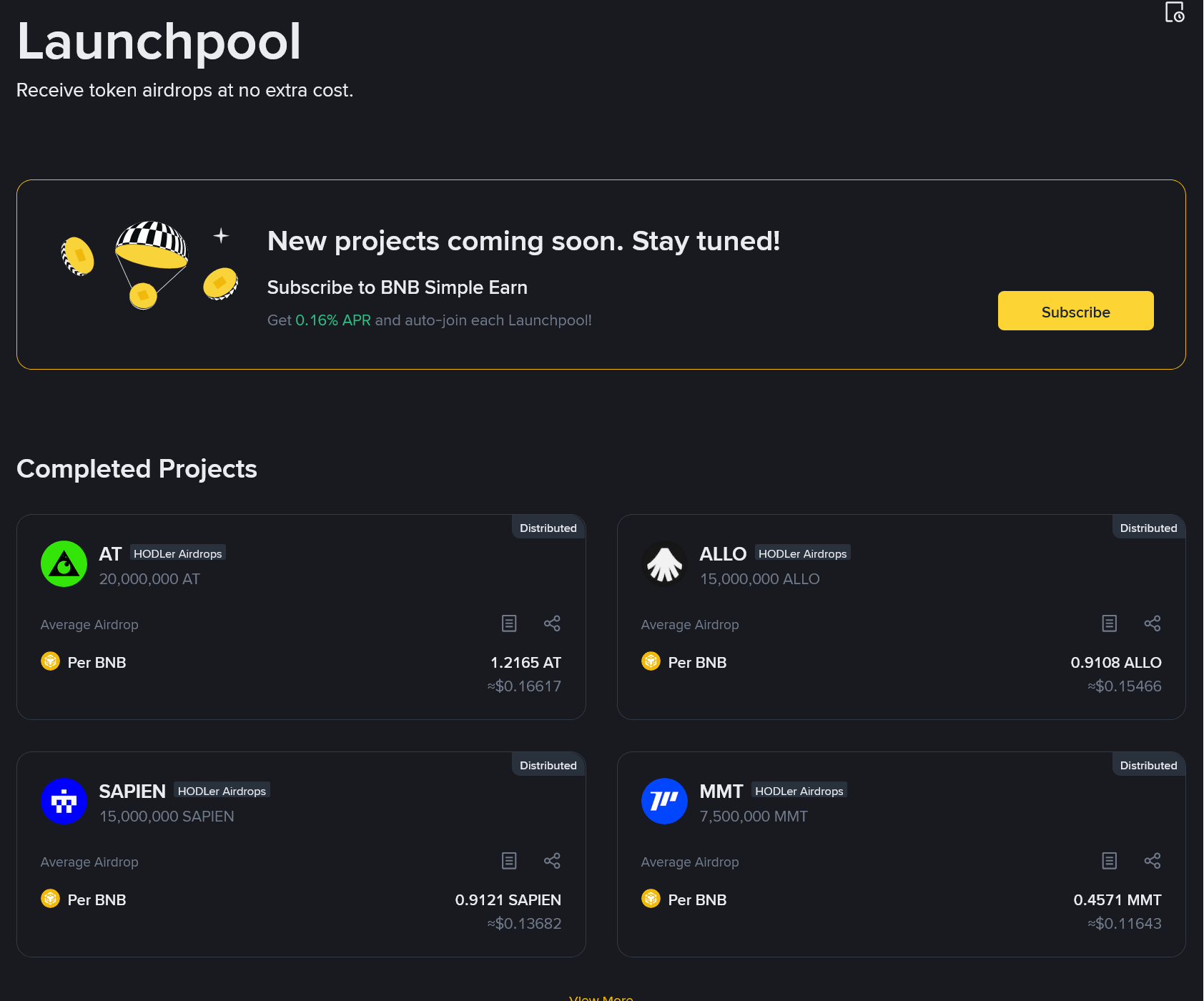 Launchpool na Binance