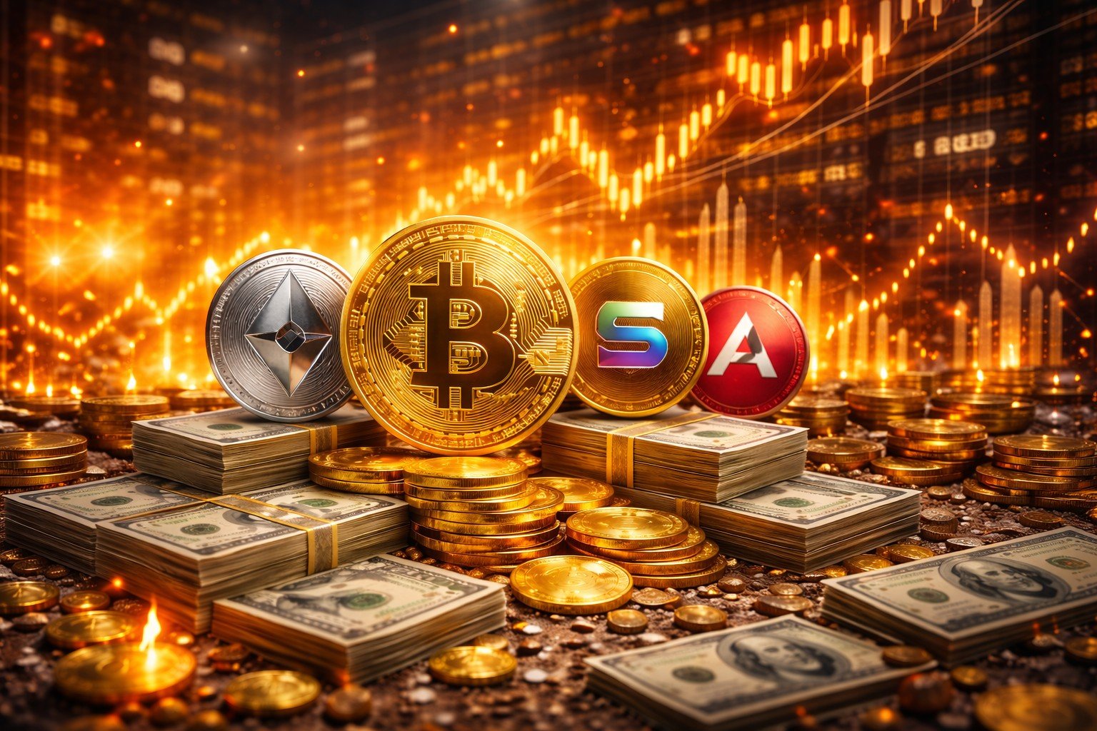 Šokující obrat na trzích: Investoři stahují z kryptofondů 454 milionů USD, když naděje na snížení sazeb Fedu mizí